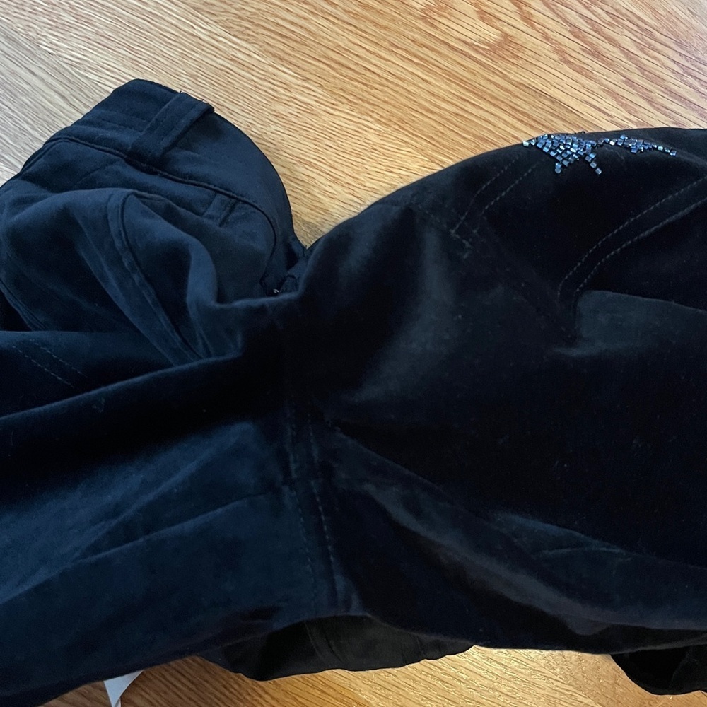 Anthropologie x Pilcro The Wanderer Star Embellished Velvet Pants Size 27 NWT - Picture 11 of 14